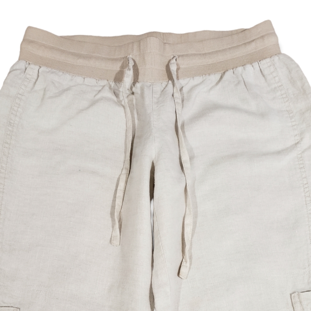 Twenty One Linen Drawstring Waist Pants - Picture 2 of 7